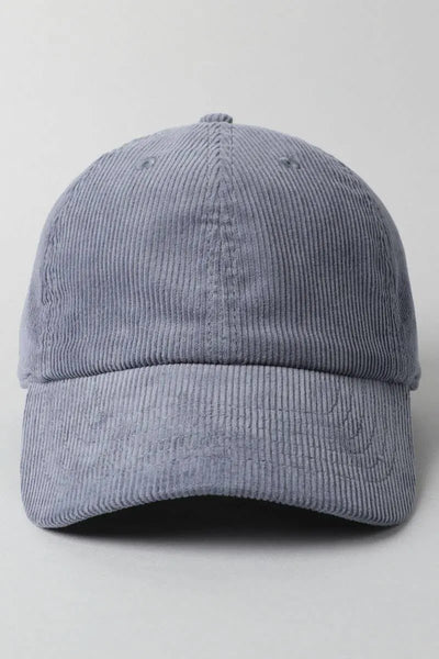 Corduroy Baseball Hat - Beloved Boutique