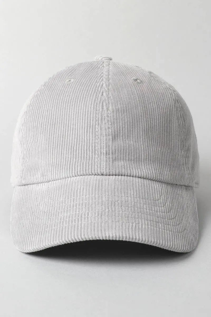 Corduroy Baseball Hat - Beloved Boutique