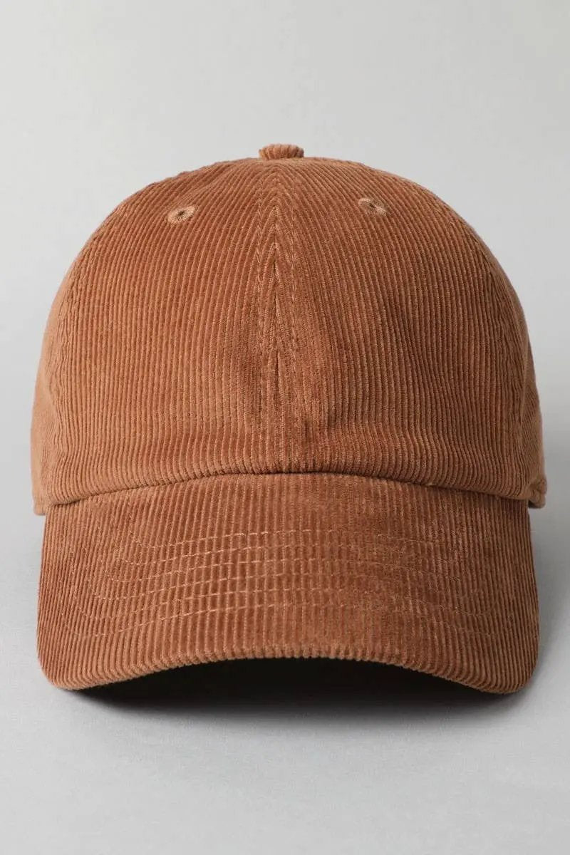 Corduroy Baseball Hat - Beloved Boutique