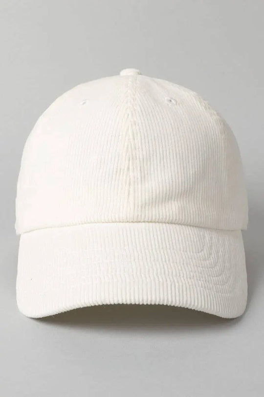 Corduroy Baseball Hat - Beloved Boutique