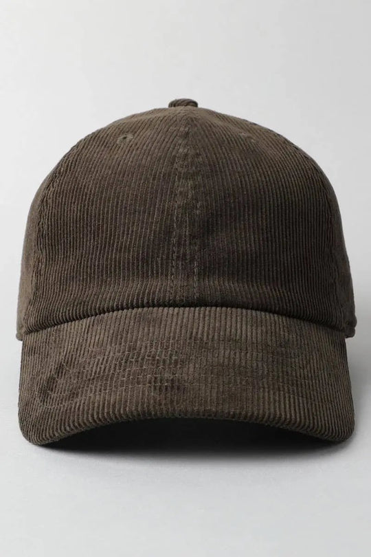 Corduroy Baseball Hat - Beloved Boutique