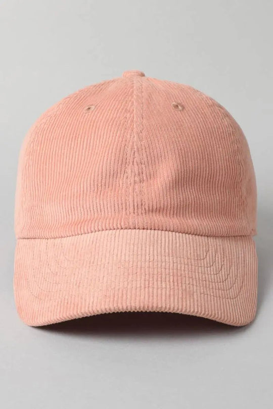 Corduroy Baseball Hat - Beloved Boutique