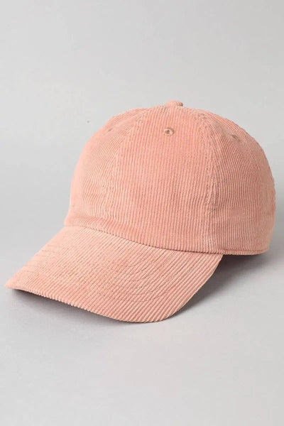 Corduroy Baseball Hat - Beloved Boutique