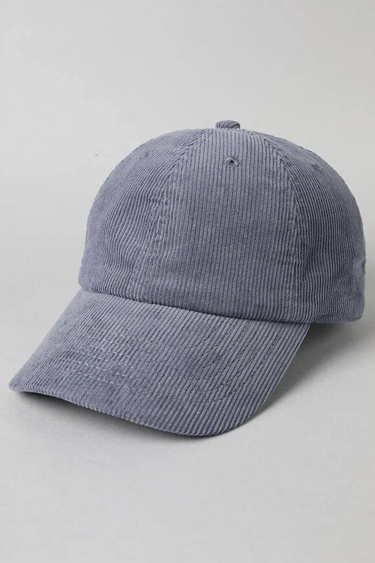 Corduroy Baseball Hat - Beloved Boutique
