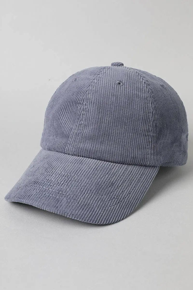 Corduroy Baseball Hat - Beloved Boutique
