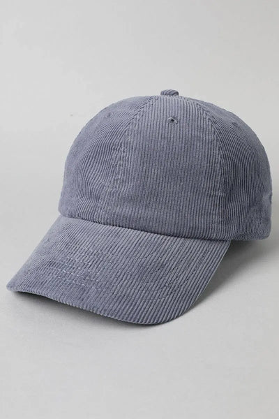 Corduroy Baseball Hat - Beloved Boutique