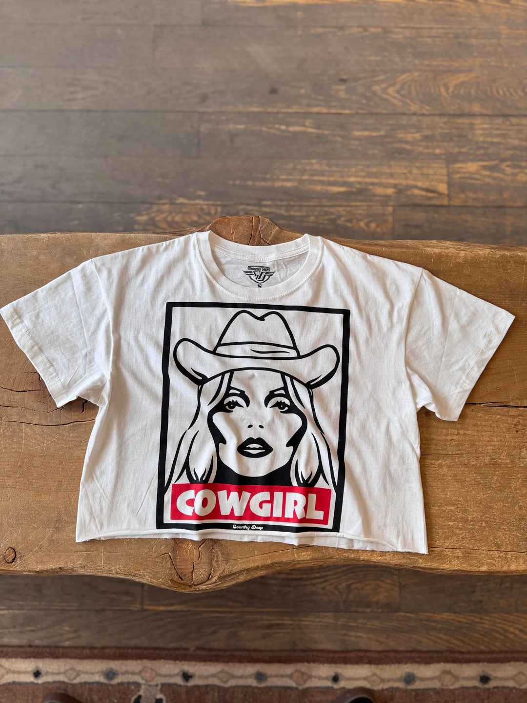 Cowgirl Obey Tee - Beloved Boutique 