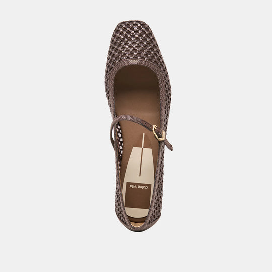 Reyes Chocolate Raffia Ballet Flat - Beloved Boutique 