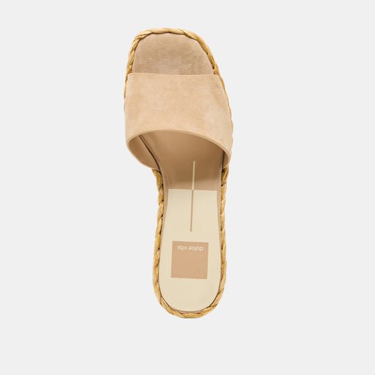 Dixi Camel Suede Sandal - Beloved Boutique 