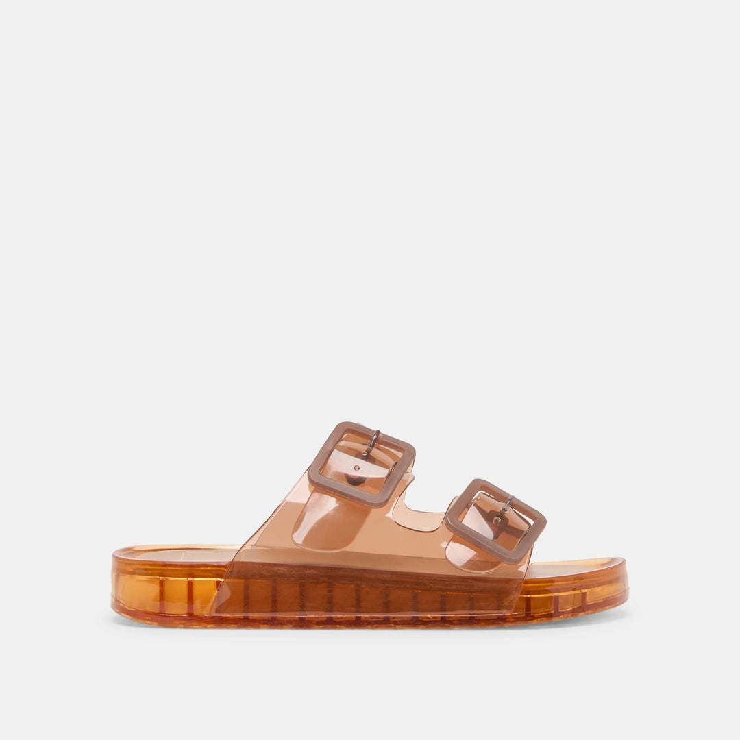 Julio Whiskey Vinyl Sandal - Beloved Boutique 