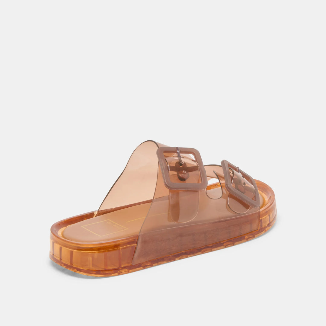 Julio Whiskey Vinyl Sandal - Beloved Boutique 
