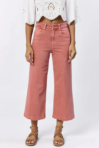 Audrey Wide Leg Cropped Denim Dear John Denim