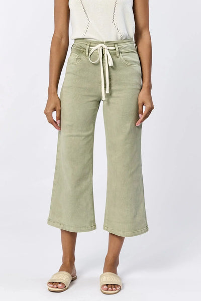 Audrey Wide Leg Cropped Denim Dear John Denim