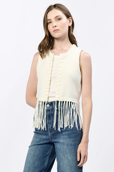 Cheyenne Knit Tassel Vest Dear John Denim