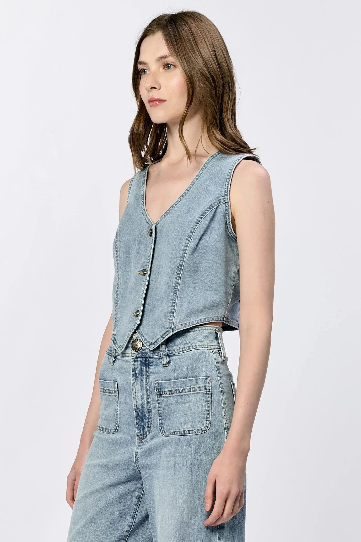 Norris Denim Vest Dear John Denim