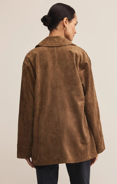 Decker Suede Chore Jacket - Beloved Boutique