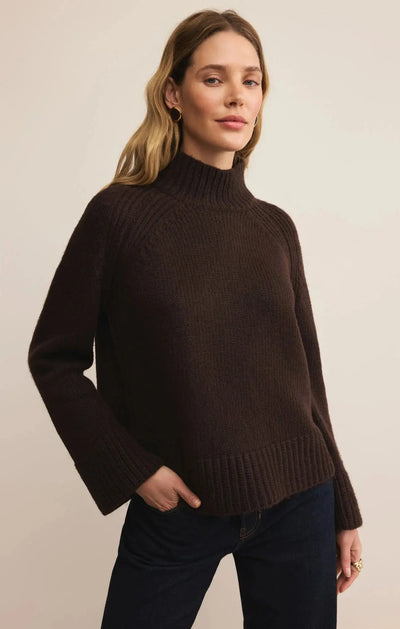 Emerge Funnel Neck Sweater - Beloved Boutique
