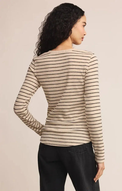 Eve Stripe Henley - Beloved Boutique