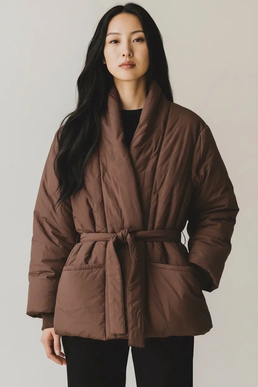 Fawn Puffer Jacket - Beloved Boutique 