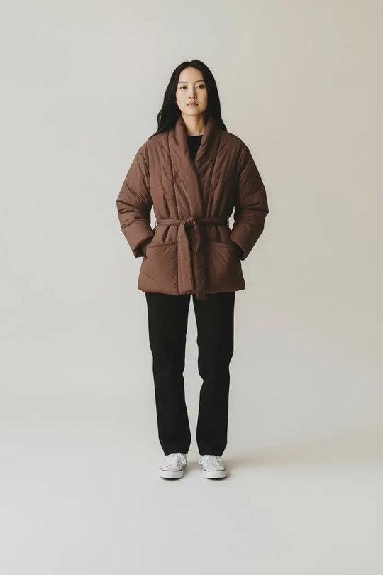 Fawn Puffer Jacket - Beloved Boutique 