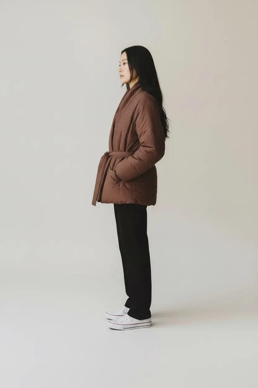 Fawn Puffer Jacket - Beloved Boutique 
