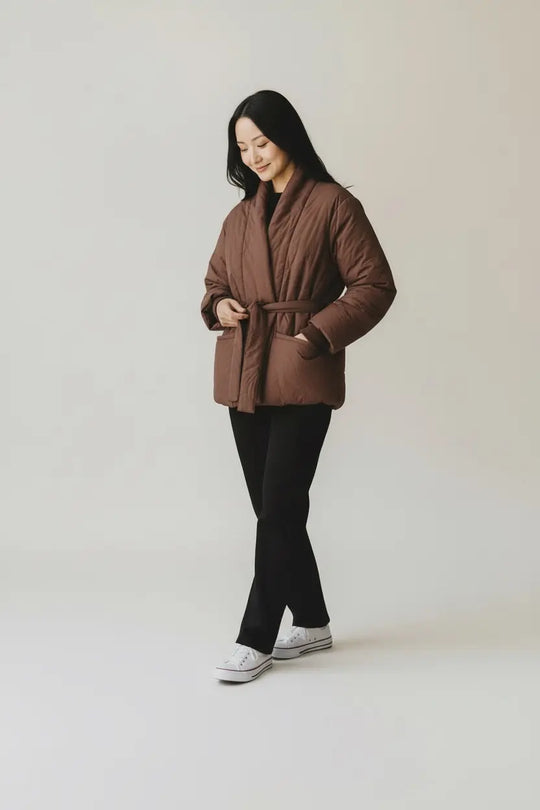 Fawn Puffer Jacket - Beloved Boutique 