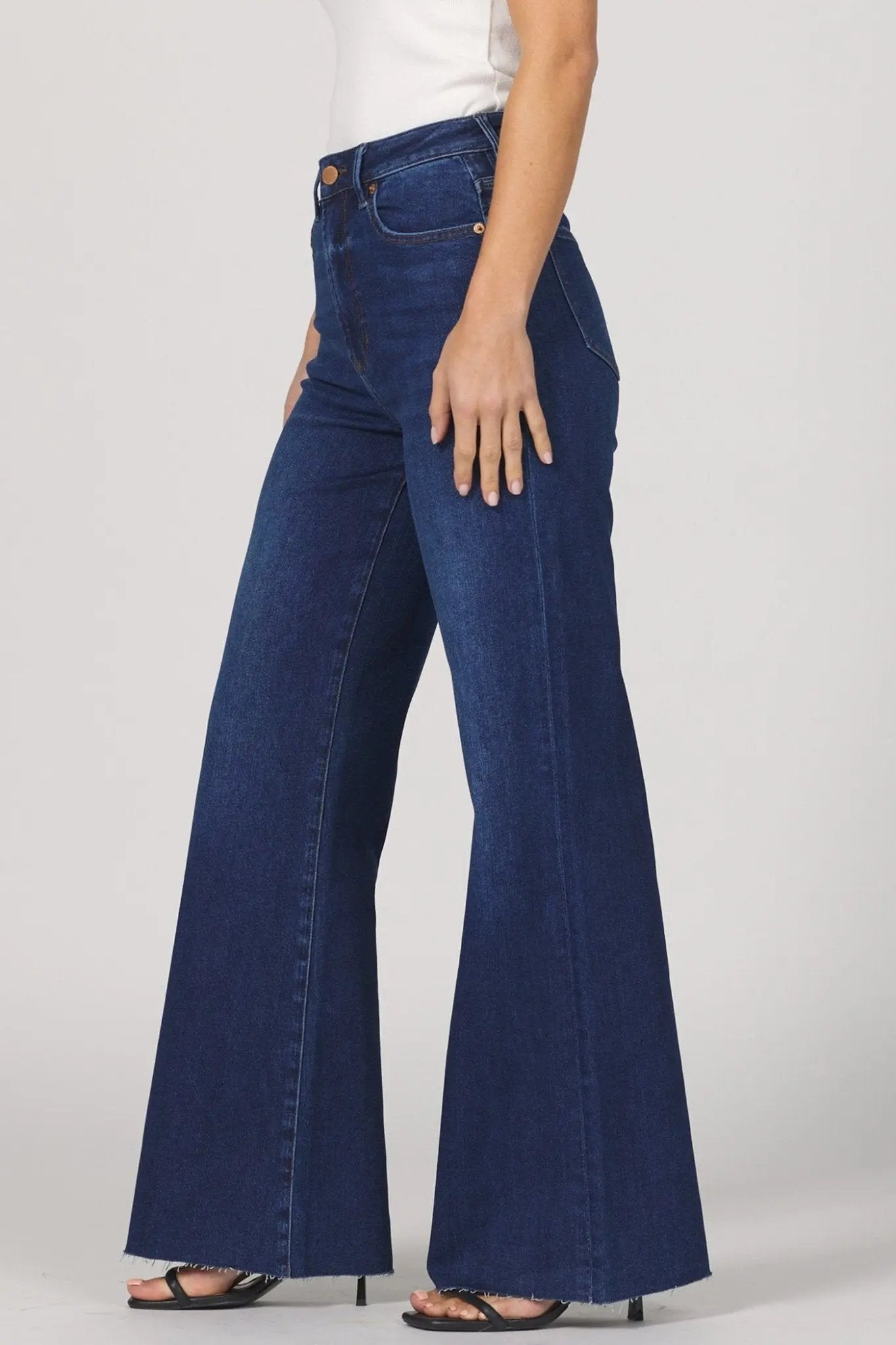 Fiona Wide Leg Denim - Beloved Boutique