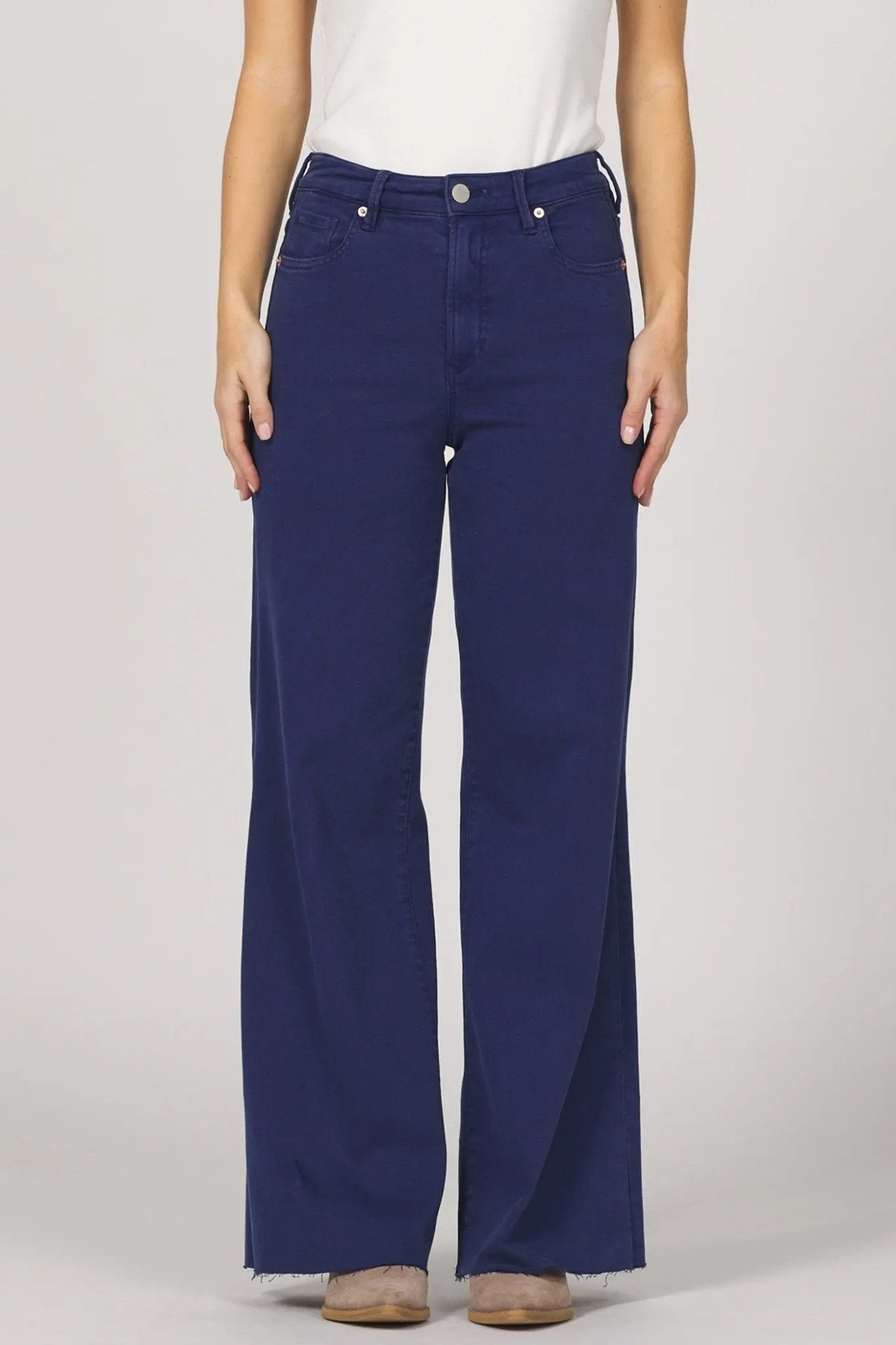 Fiona Wide Leg Denim - Beloved Boutique