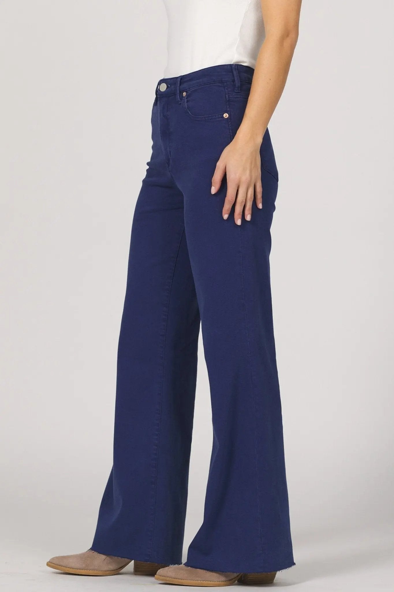 Fiona Wide Leg Denim - Beloved Boutique