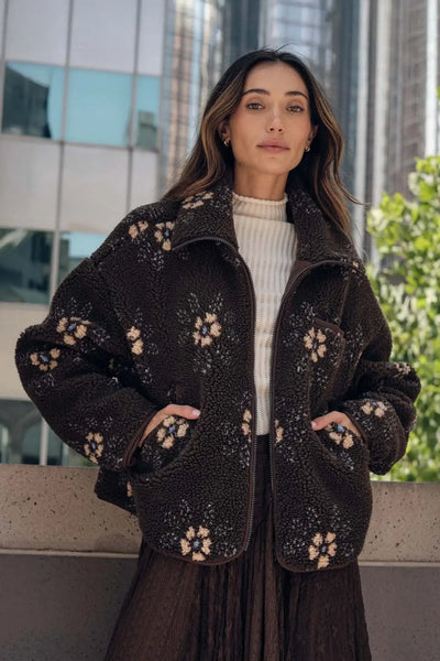 Flower Child Fleece Jacket Promesa