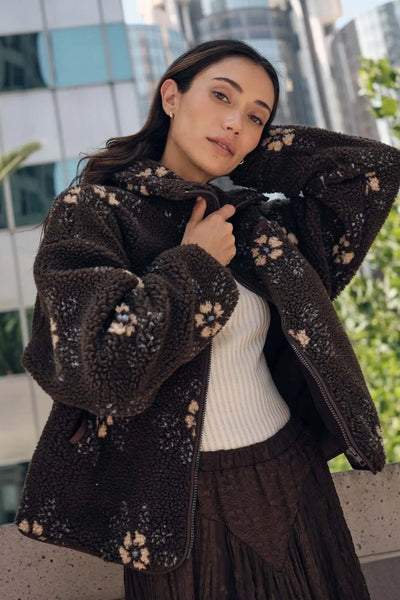 Flower Child Fleece Jacket Promesa