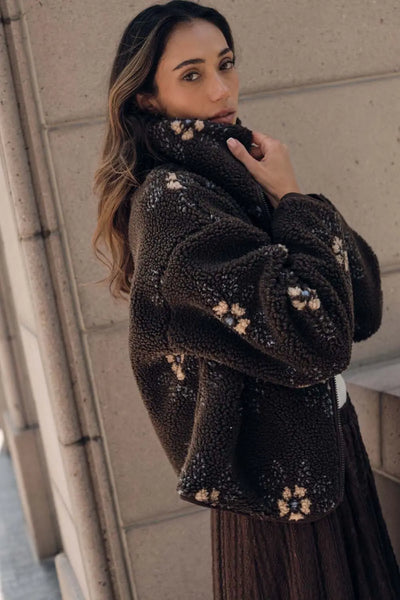 Flower Child Fleece Jacket Promesa
