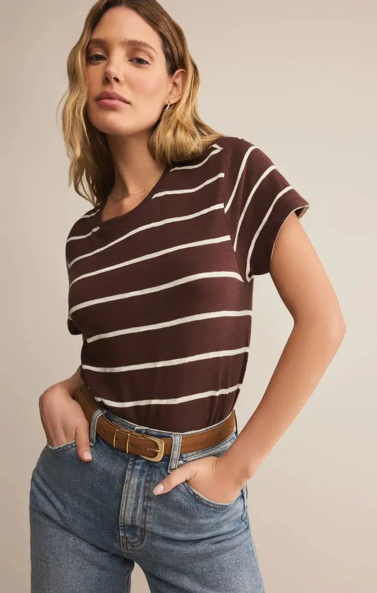 Foundation Stripe Tee - Beloved Boutique