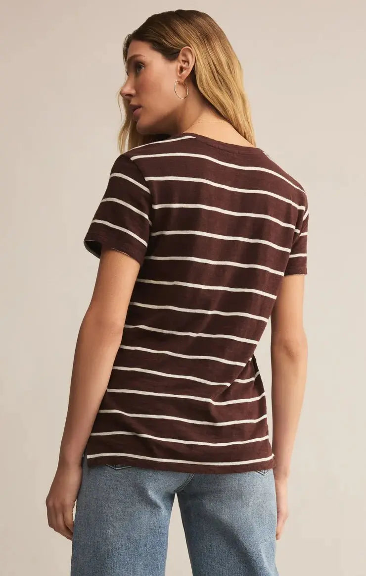 Foundation Stripe Tee - Beloved Boutique