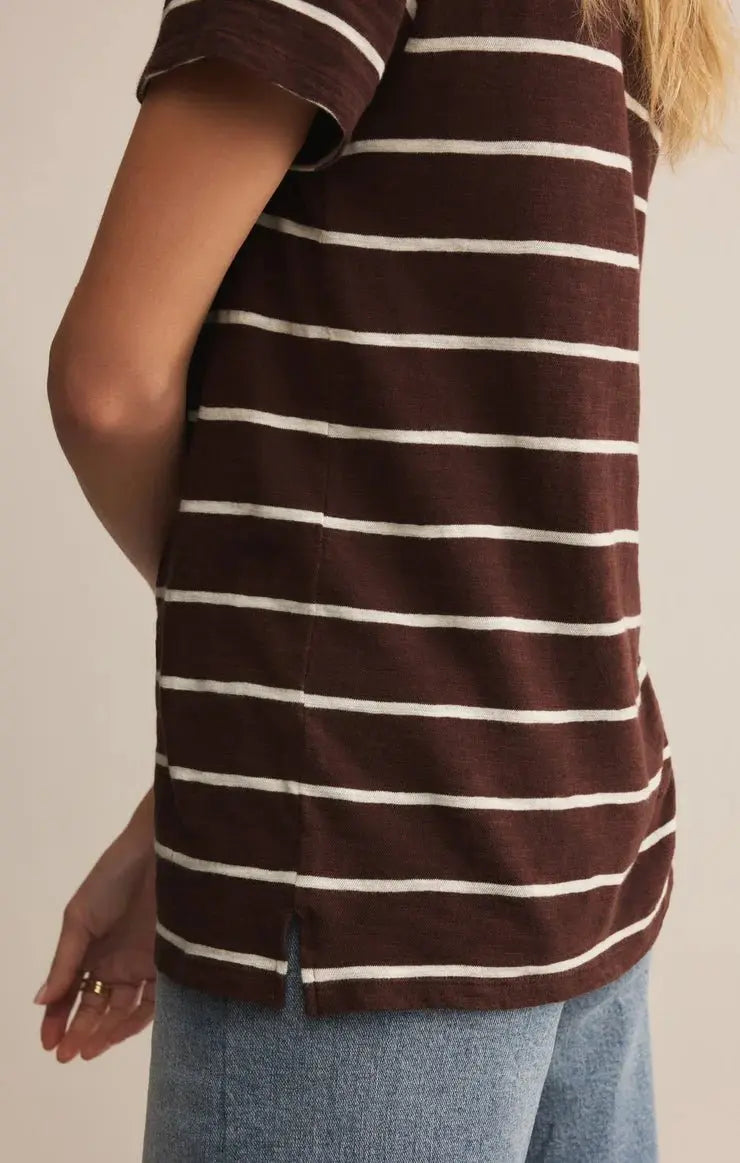Foundation Stripe Tee - Beloved Boutique