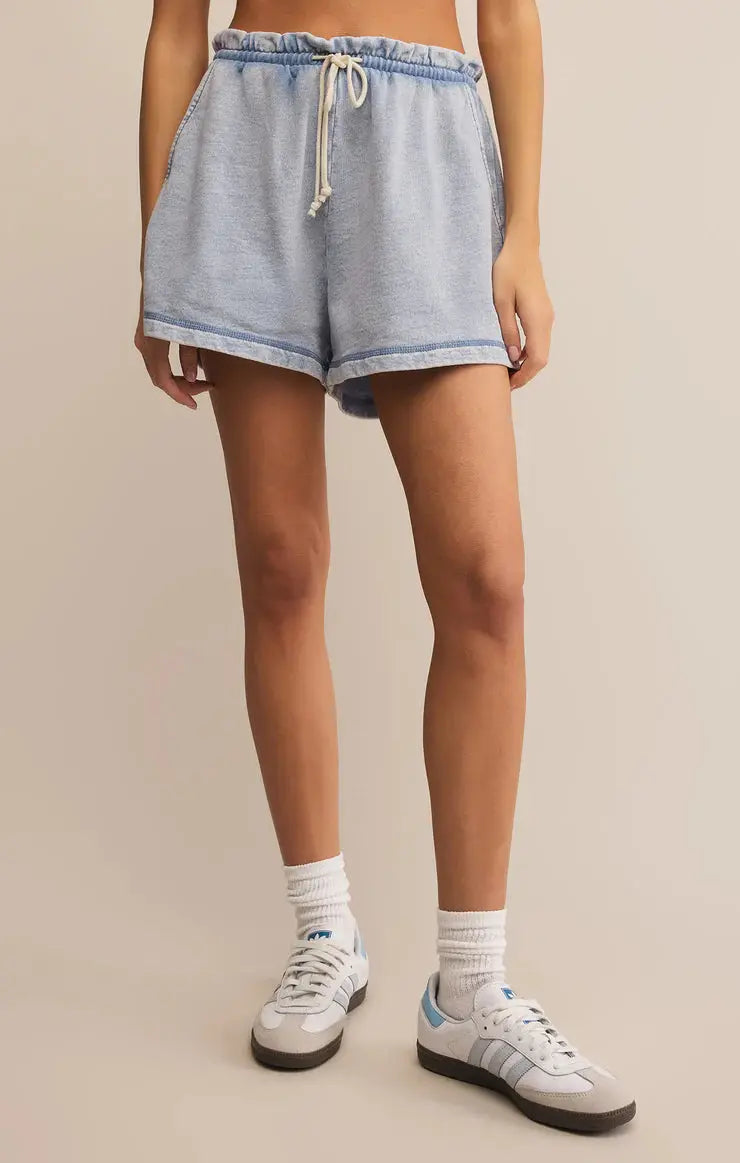 Gael Knit Denim Short Z Supply