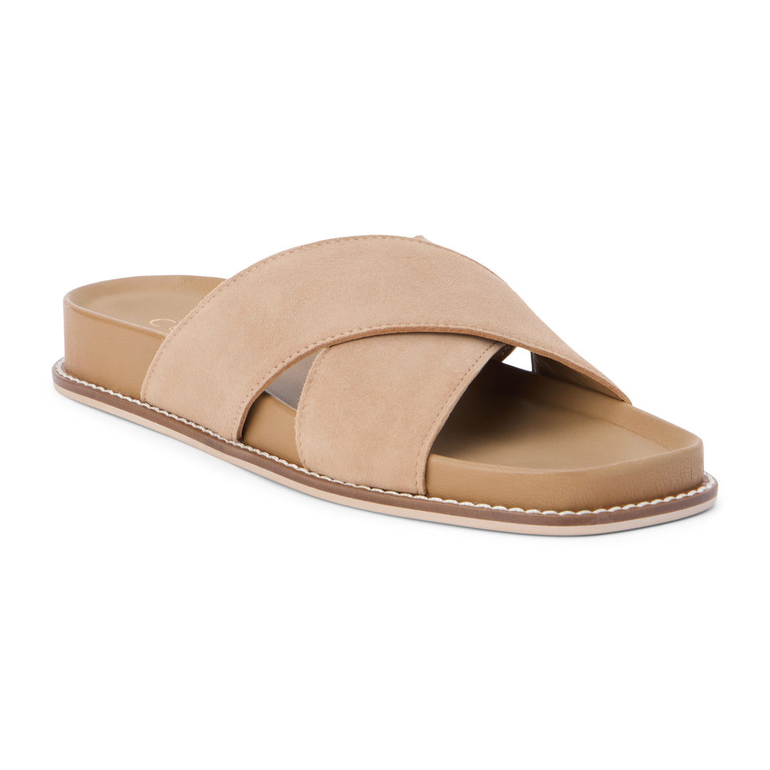Hannah Suede Sandal - Beloved Boutique 