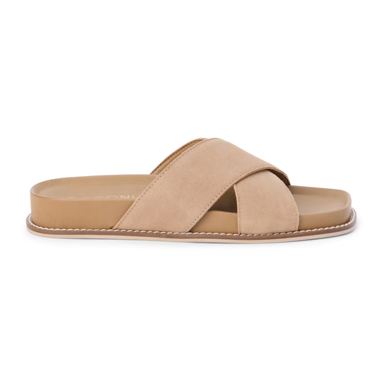 Hannah Suede Sandal - Beloved Boutique 