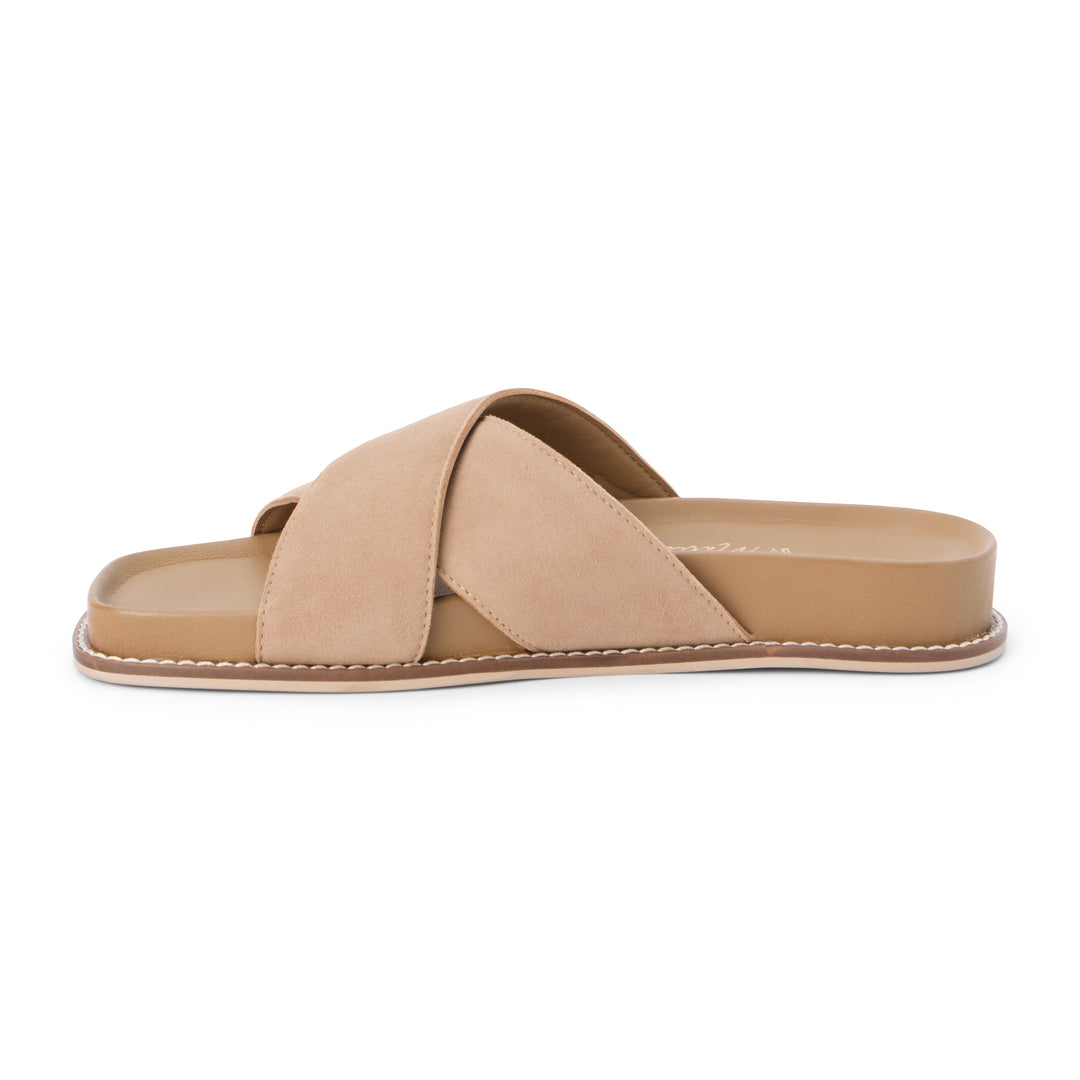 Hannah Suede Sandal - Beloved Boutique 