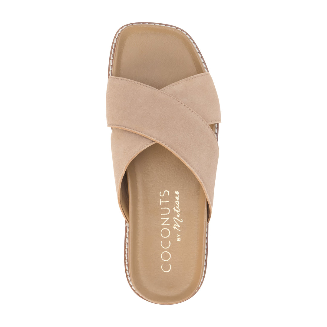 Hannah Suede Sandal - Beloved Boutique 