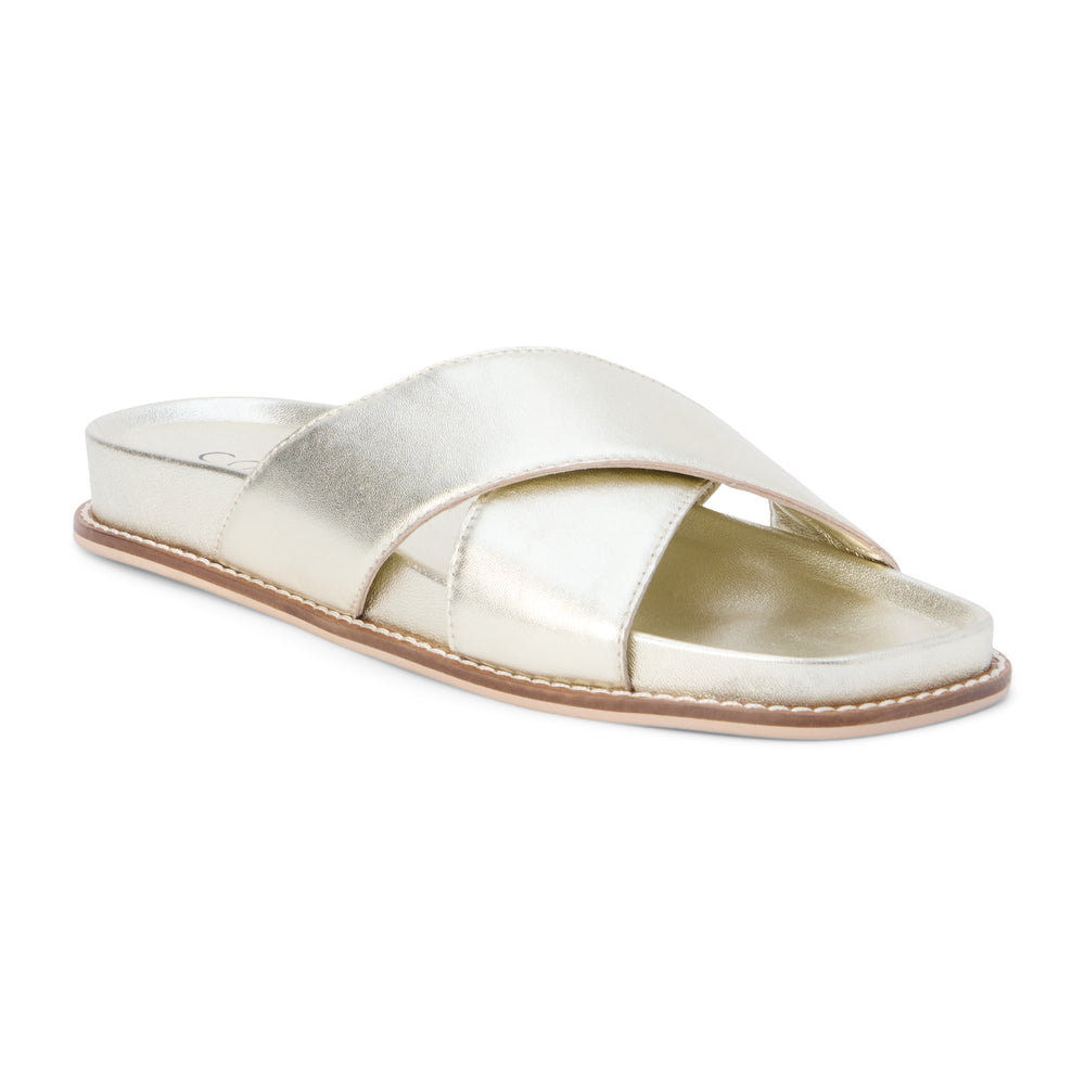 Hannah Gold Sandal - Beloved Boutique 