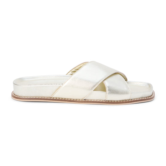 Hannah Gold Sandal - Beloved Boutique 