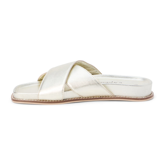 Hannah Gold Sandal - Beloved Boutique 