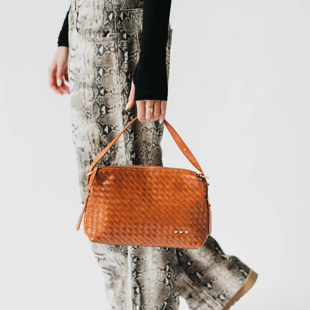 Harper Hobo Woven Shoulder Bag - Beloved Boutique 