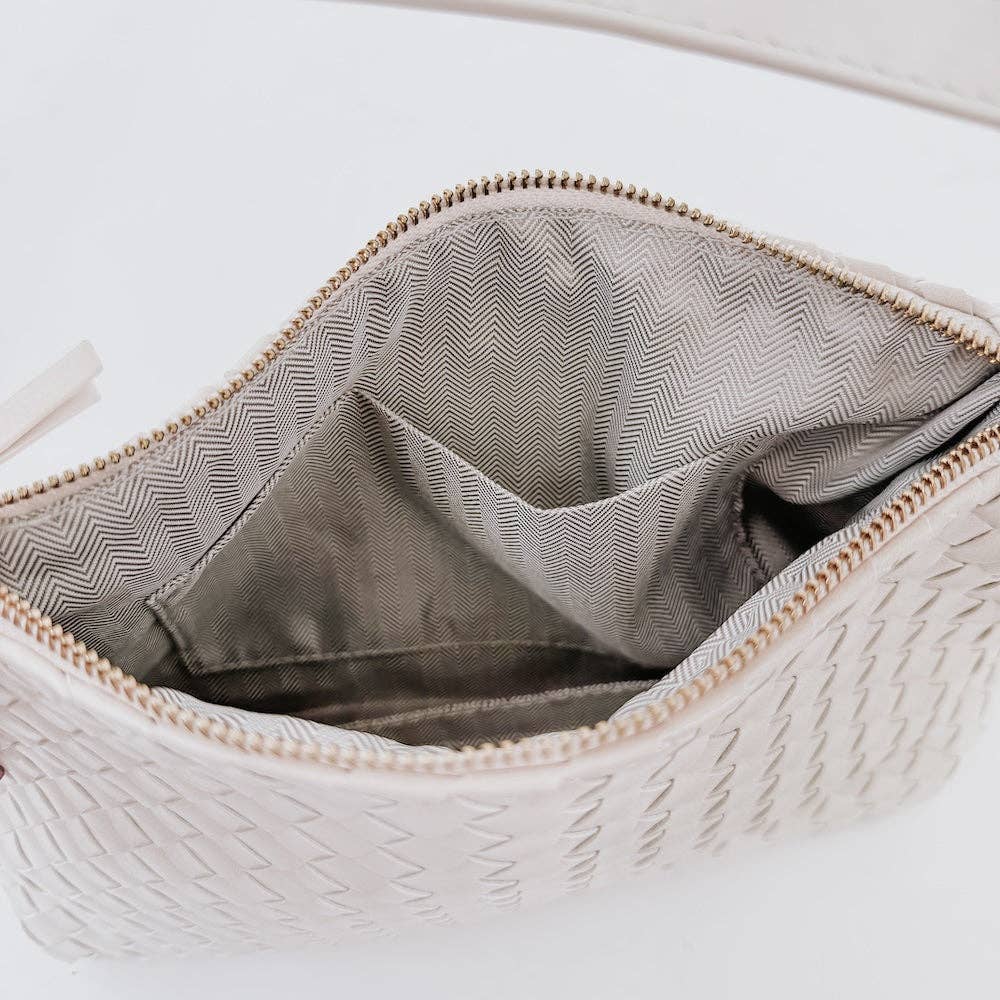 Harper Hobo Woven Shoulder Bag - Beloved Boutique 