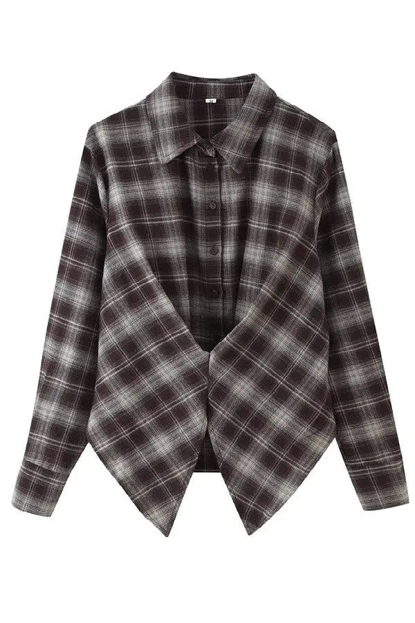 Helen Plaid Top Sundayup