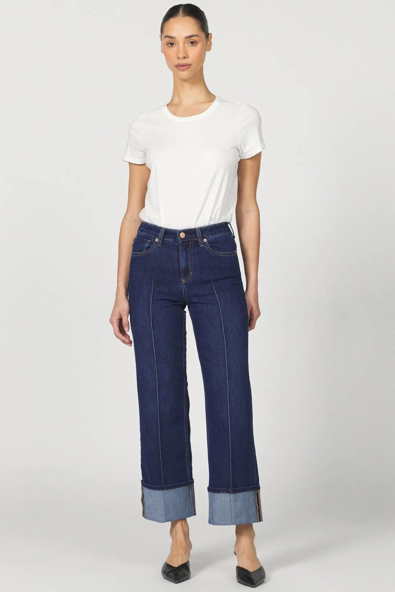Holly Cuffed Denim - Beloved Boutique