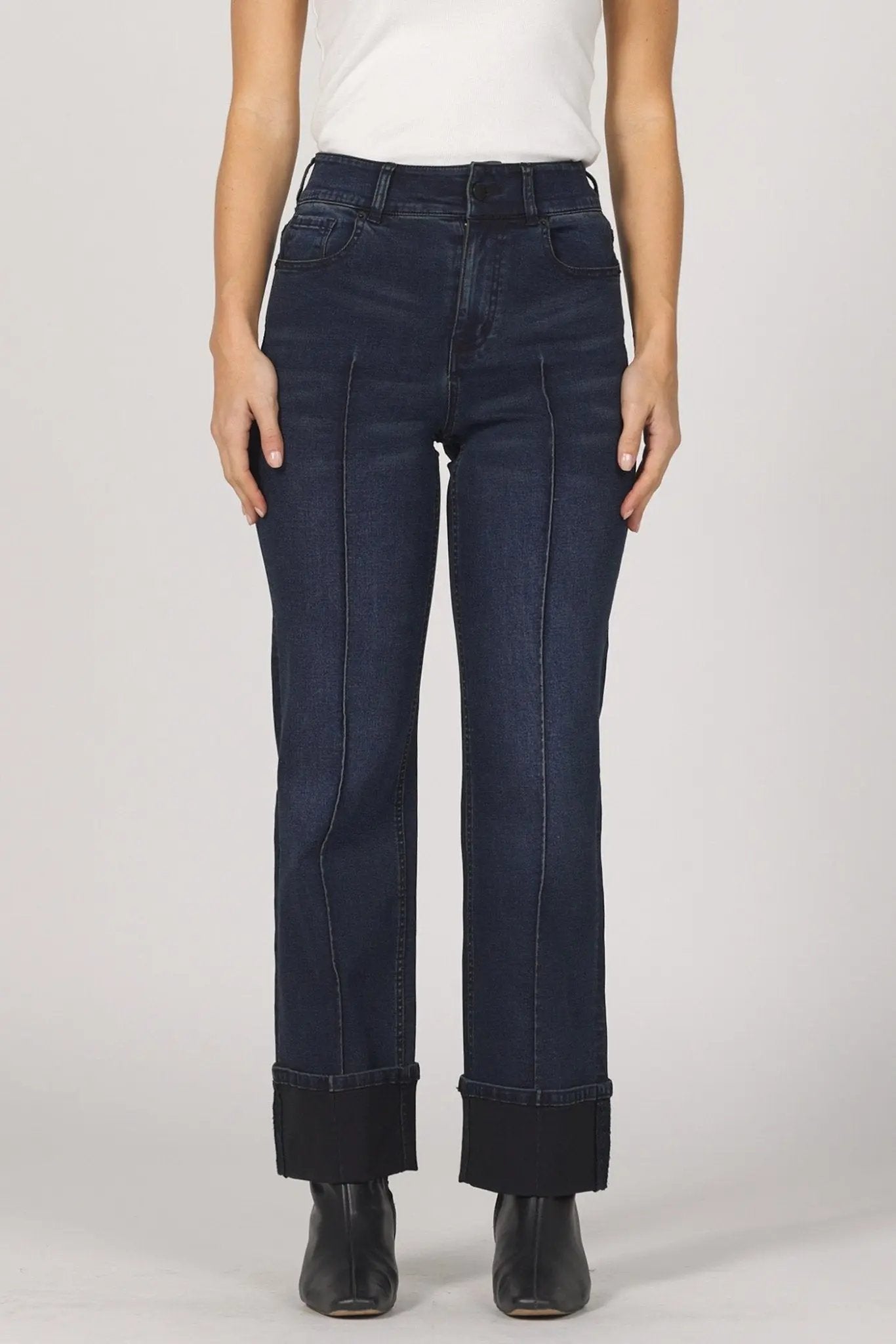 Holly Cuffed Denim - Beloved Boutique