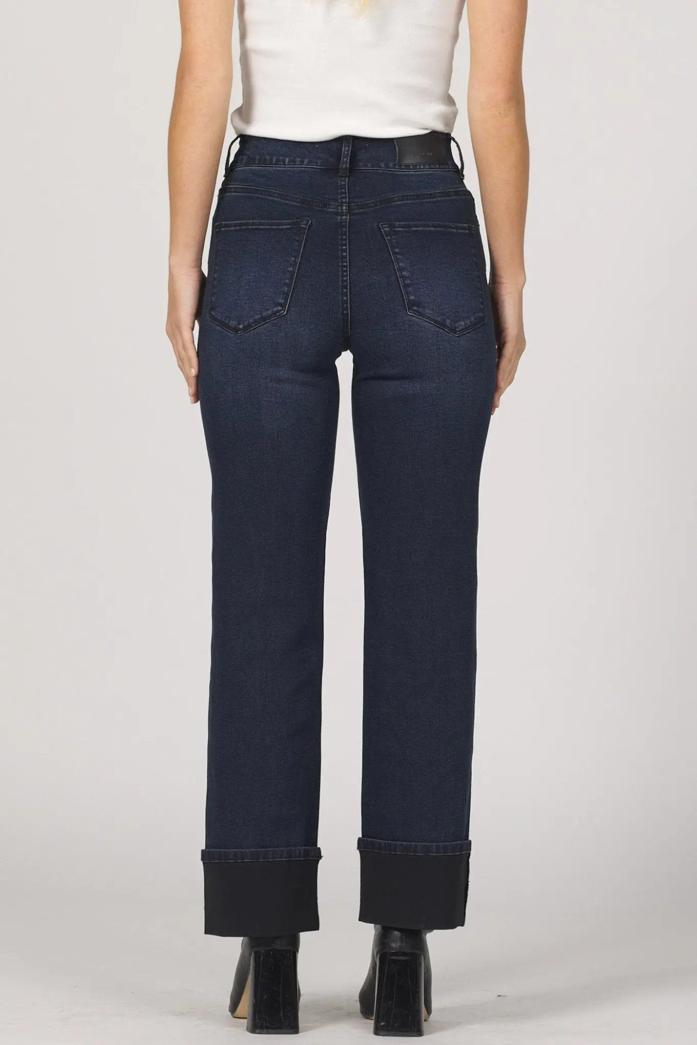 Holly Cuffed Denim - Beloved Boutique