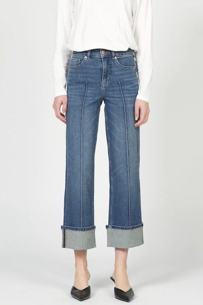 Holly Straight Cuffed Denim Dear John Denim